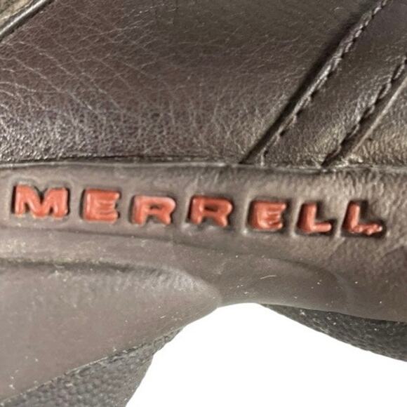 Merrell Women’s Primo Patch Brown Leather Clogs Size-7.5 - Picture 7 of 9